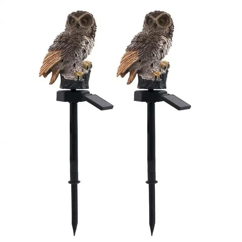 Hibou Solaire Lumineux – Étanche & Décoratif -30%