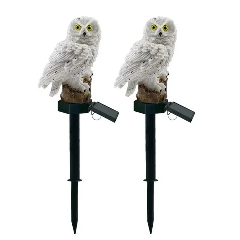 Hibou Solaire Lumineux – Étanche & Décoratif -30%